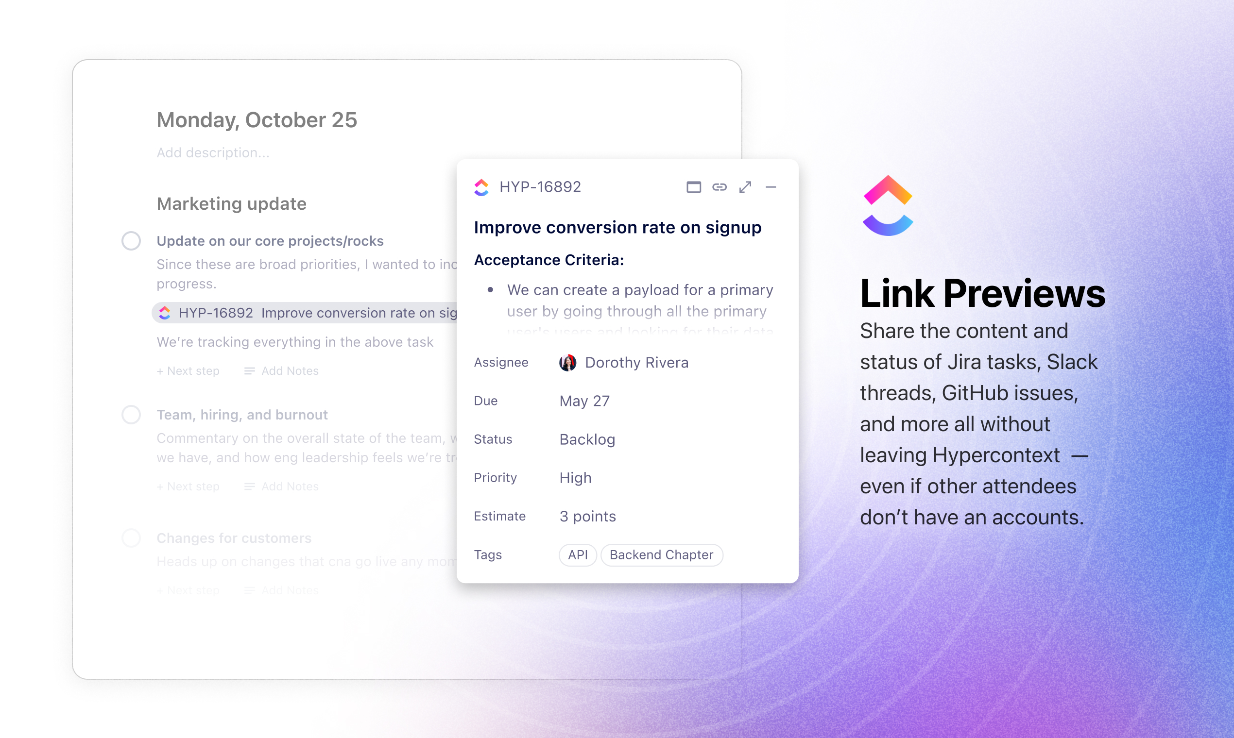 ClickUp | Integrations | Spinach