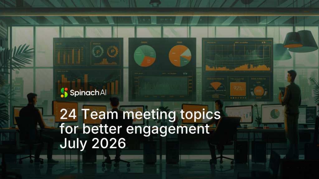 Meet Topic 24 Team Meeting Topics for Better Engagement | July 2026